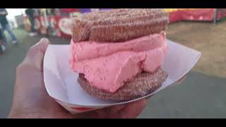 Churro Sandwich and Gelato, Orange County Fair 2022