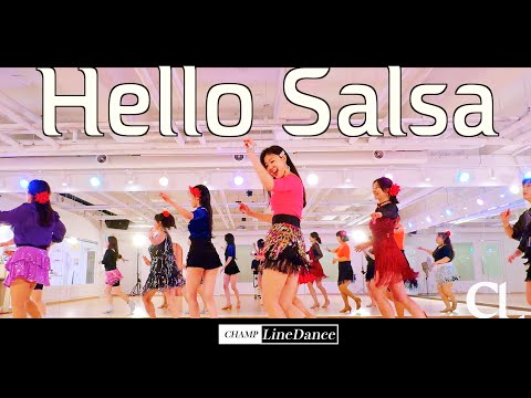 [수요직장인반] Hello Salsa LineDance | 헬로우 살사 라인댄스 | 초급 라인댄스 | 챔프라인댄스 | 강남라인댄스 | 선릉역7번 | 010 8833 4921