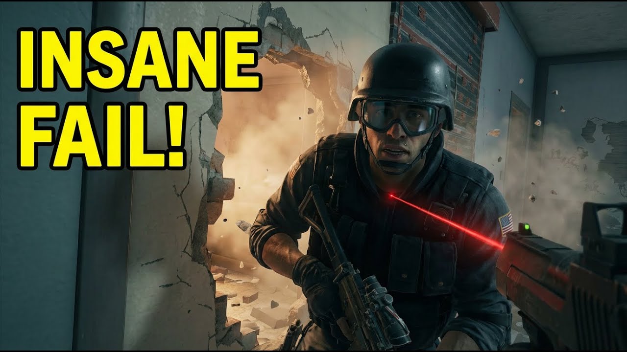 INSANE Clutch Moments & Funniest Fails in Rainbow Six Siege - YouTube