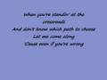 I'll stand by you, Carrie Underwood
