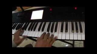 Video thumbnail of "Con todo mi corazón Comando GAF tutorial piano"
