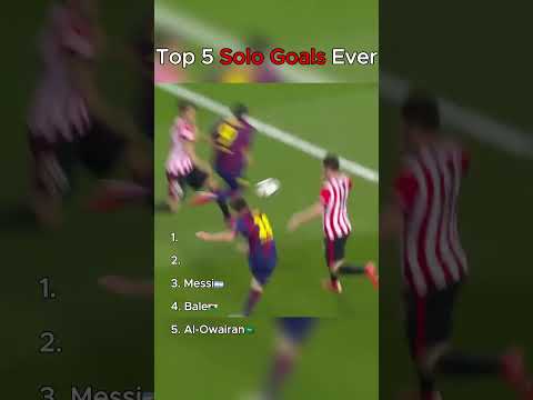 Top 5 Solo Goals Ever In Football