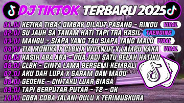 DJ TIKTOK TERBARU 2025🎵DJ RINDU AKU RINDU KAMU JADI SATU🎵DJ SU JAUH  SA TANAM HATI TAPI TRA HASIL