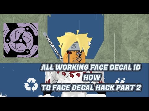 All Working Id For Face Decal Hack Eye Roblox Shinobi Life