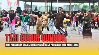 Tari Gugur Gunung ~ Pak Roni Polisi & Warga Desa Pancuran Mas || Hari Peradaban Desa Sedunia 2024