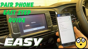 Pair mobile Phone with Citroen Dispatch  Via Bluetooth / Peugeot Expert.