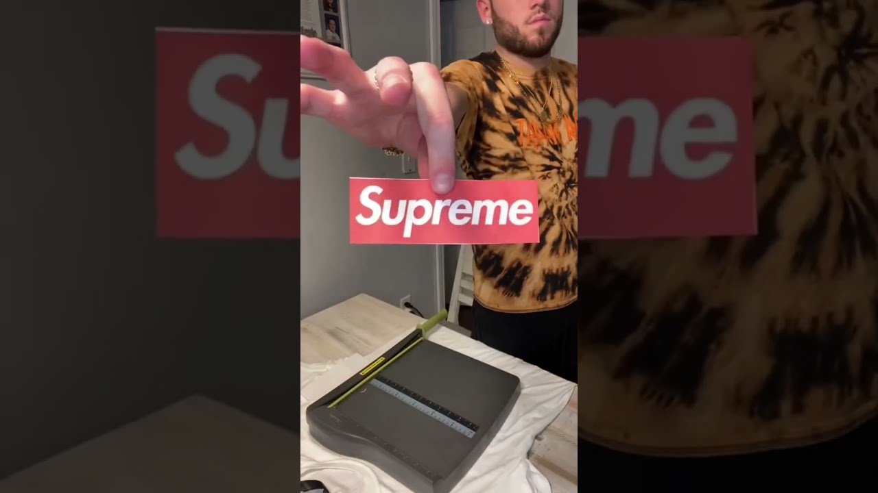 How to Make Supreme T-shirts at Home! @jakepolino