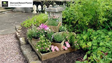 Diamond Raised Planter by Zest (Animated Assembly Guide)