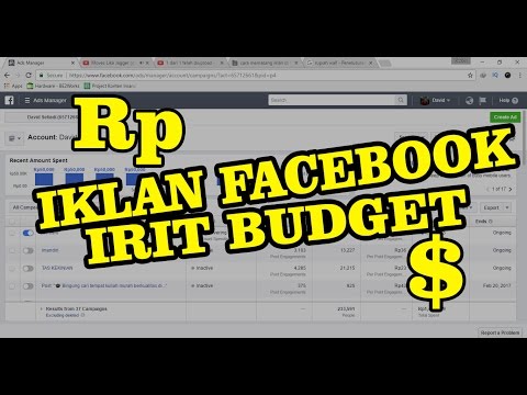 Tutorial FB Ads - tips agar irit budget iklan facebook