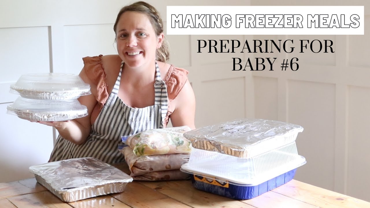 Huge Freezer Meal Cook with Me | Getting Ready for Baby #6