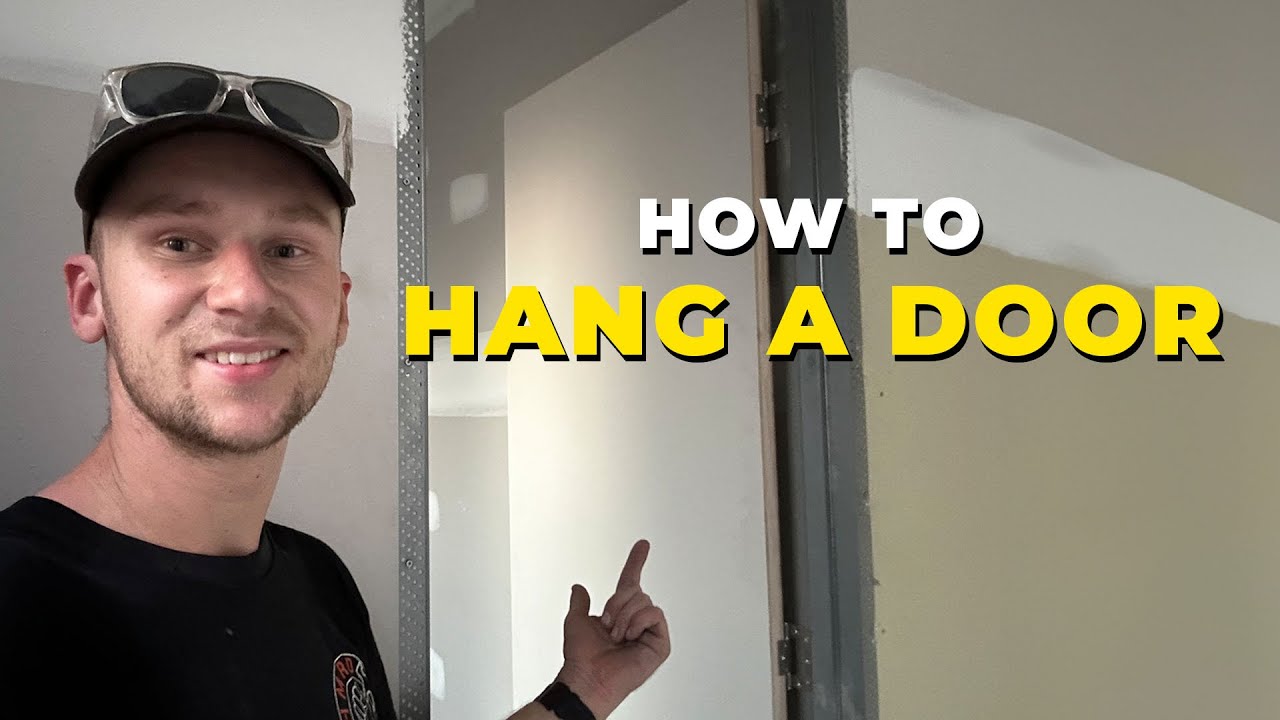 How to Hang a Door With a Square Set Reveal - YouTube