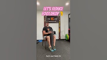 🦶Reduce FOOT DROP 🦶 #multiplesclerosis #footdrop #exercise