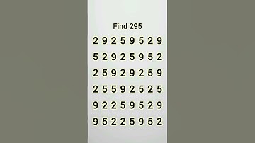 Find the number 295 - Math Quiz #math #quiz #shorts