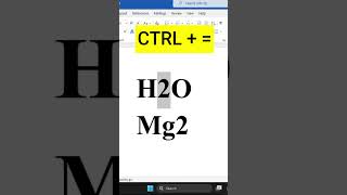 How to Add Subscript and Superscript in Microsoft Word #subscript #superscript #wordsymbols