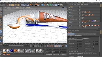 Make a Toothpaste and Toothbrush in Cinema 4D(Part 1)
