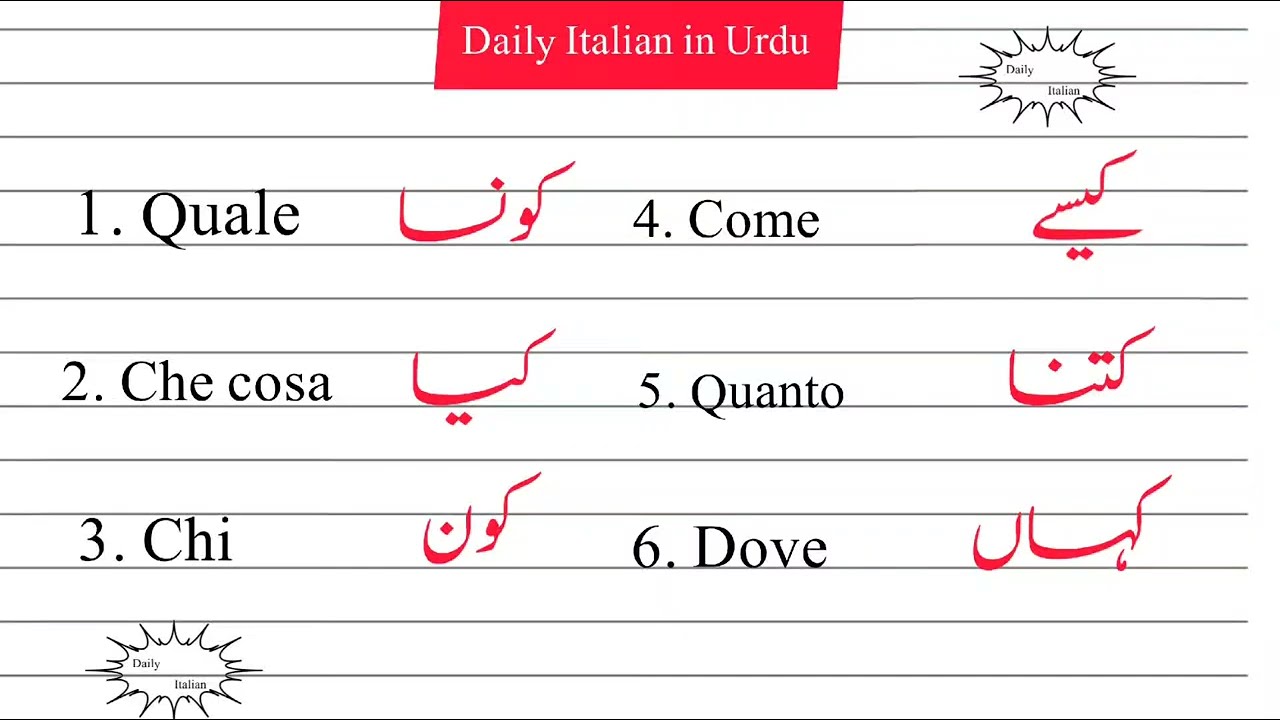 How To Ask Questions in Italian I Italian ma Sawaal Jawab Krein I interogativi #foryou #viralvideo