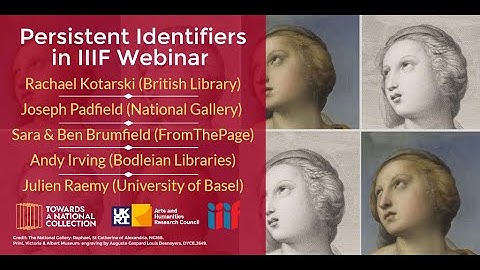 Persistent identifiers in IIIF Webinar Presentation