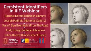 Persistent identifiers in IIIF Webinar Presentation