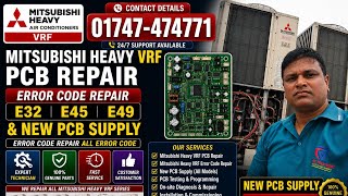 Mitsubishi VRF Air Conditioner ac Error Code Repair To Contact 01747474771 error code e32 e5601 e38#