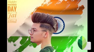 Independence day photo editing tutorial | 15 August flag and image editing tutorial 🔥 screenshot 4