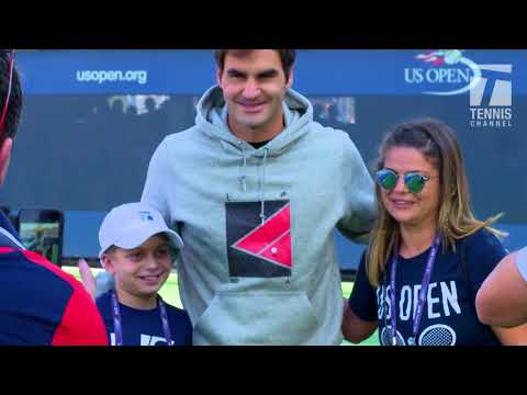 Cancer Survivor Marc Krajekian Meets Tennis Idol Roger Federer