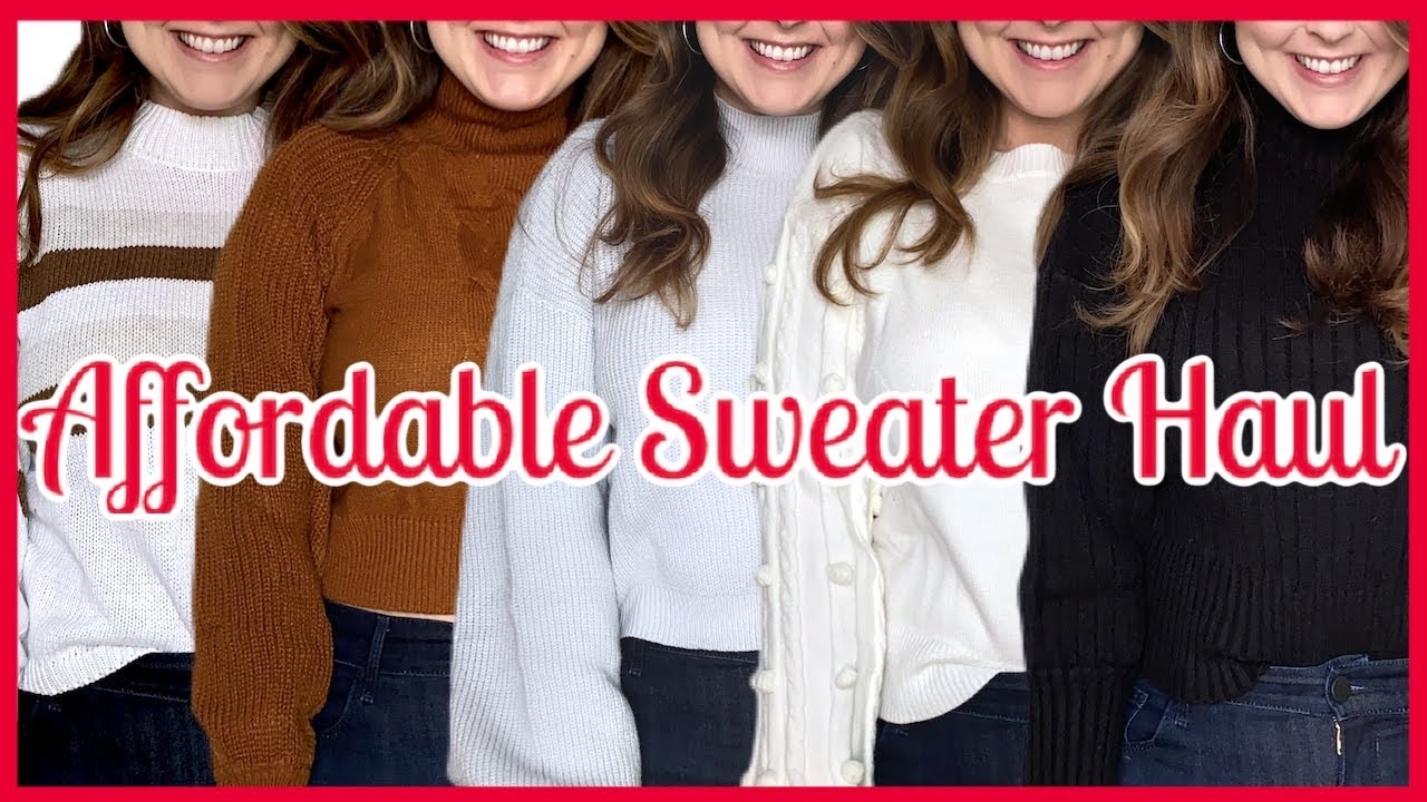 Zaful Sweater Haul! Awesome Affordable Sweaters! 