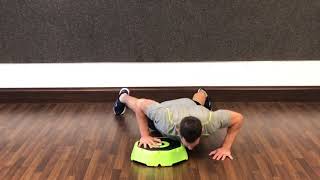 Alternating Step Push Up