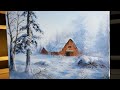 Snow on the Farm - Landscape Painting Demo