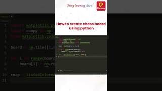 How to create chess board using Python | Python | Practically screenshot 3