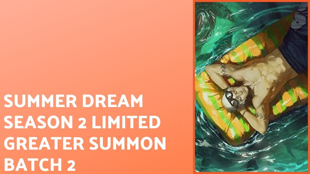 Mobius FF - 10 pulls in Summer Dream Season 2 Limited Greater Summon Batch 2 banner (with some cuts)