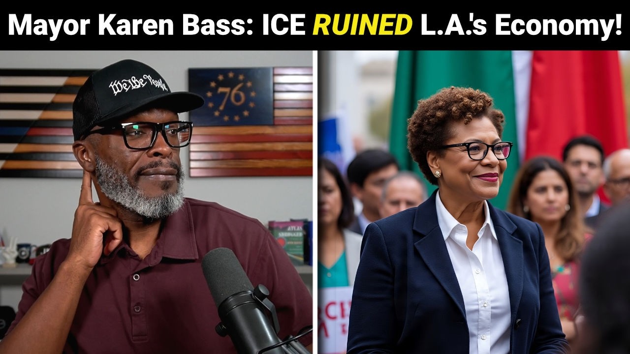 LA Mayor Karen Bass Blames ICE For DISRUPTING LA's Economy!
