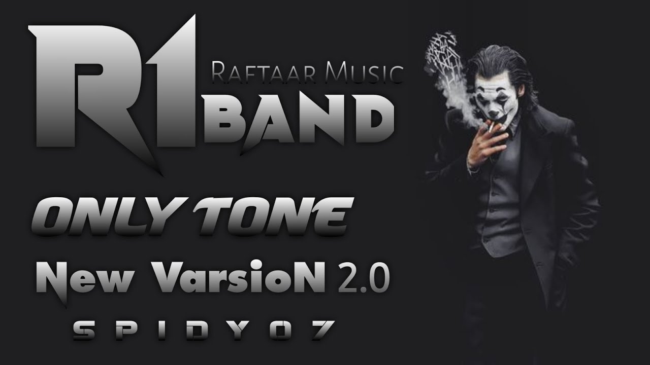 R1 band New Tone Vishnu mastar vippu tone Raftar music only tone #Spidy07