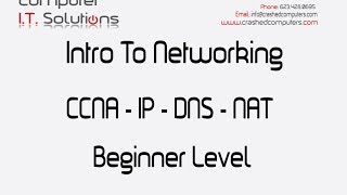 Intro Networking - CCNA - IP - DNS - NAT  Beginner Level