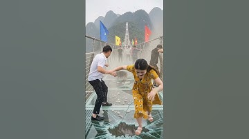 China’s Glass Bridge FALLS Apart During Disaster — Panic and Fatalities Reported