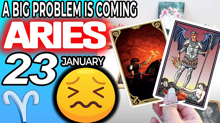 Aries ♈️ 😖A BIG PROBLEM IS COMING❗😡 Horoscope for Today JANUARY 23 2023♈️aries tarot january 23 2023 - DayDayNews