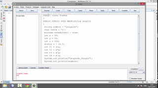 Compilador Java Demostración 2