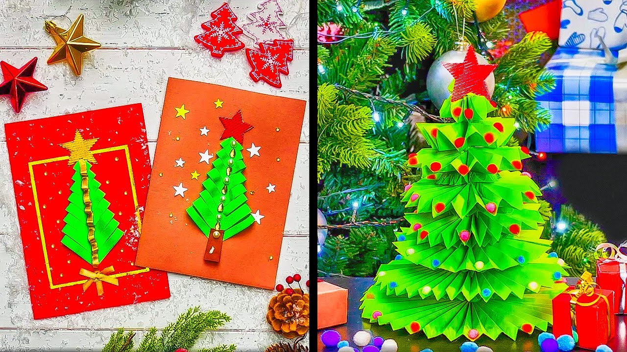 25 DIY CHRISTMAS TREES you can make at home