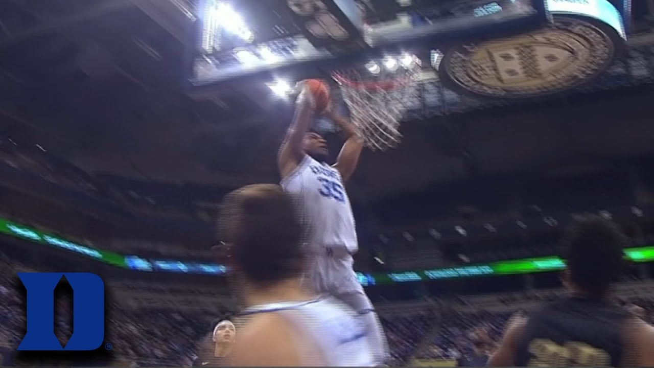 Grayson Allen Clears Marvin Bagley For TakeOff On Fast Break AlleyOop