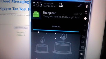 Push Notification Google cloud message for android