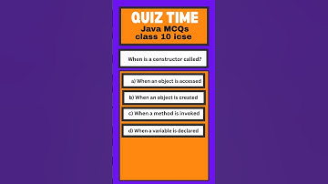 Java MCQs class 10 icse #computerapplication #icse #javainterview #javatutorial