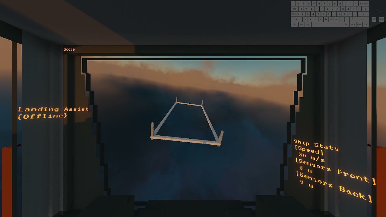 Demo spaceship controller - Unigine Engine 2