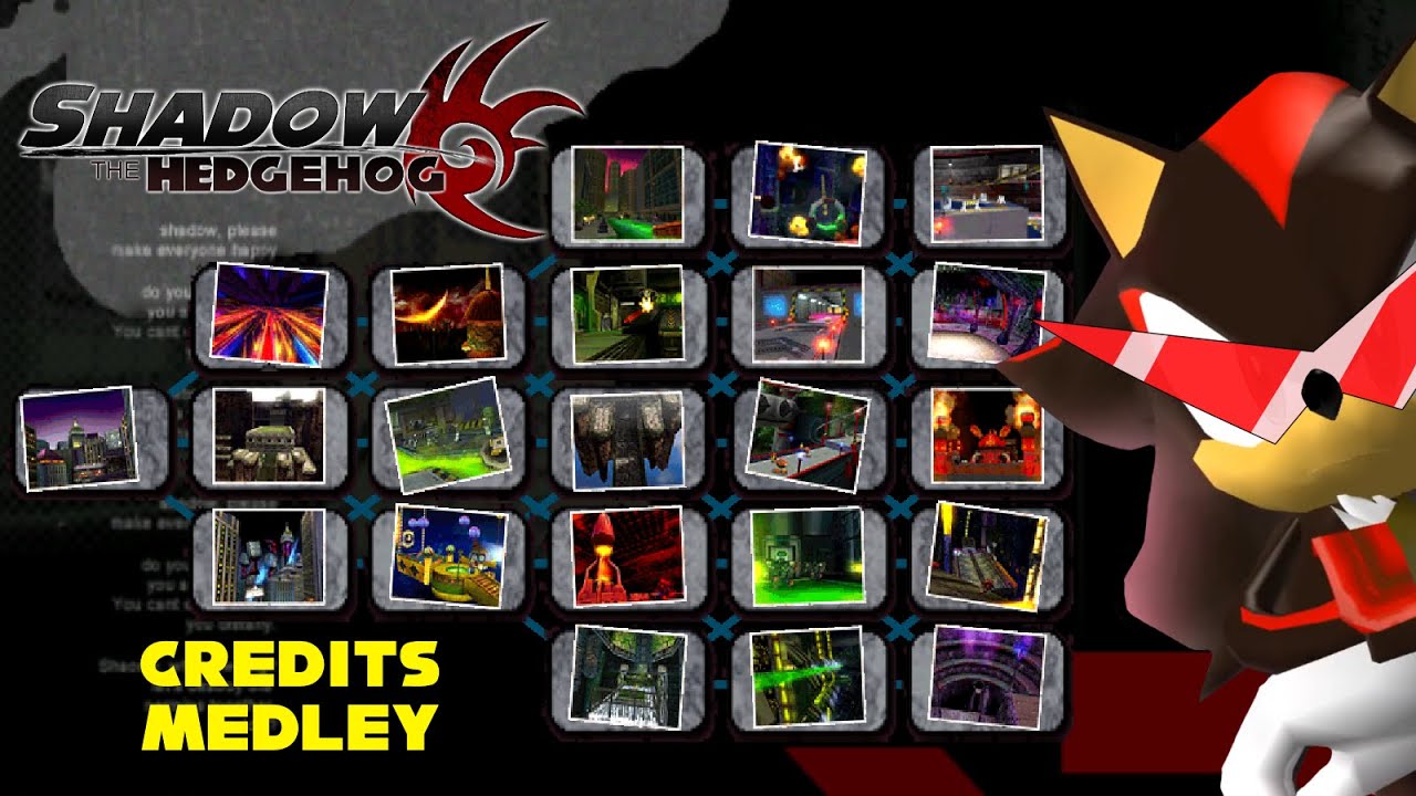 Shadow the Hedgehog Ending Credits Medley (кароч титры как в