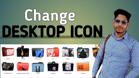 How to change Folder ICON in window 10  Hindi | Personalize Desktop Folder ICON in Window 7/8/10.