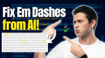 How To Detect And Remove Em Dashes On ChatGpt And Other Ai Generated Content