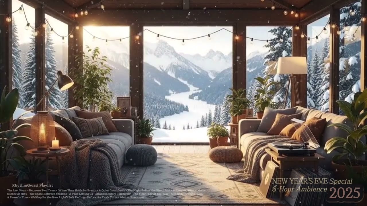 𝗥𝗵𝘆𝘁𝗵𝗺𝗚𝘄𝗮𝘀𝗶 New Year’s Eve | 8-Hour Ambient Lofi 🎵 Best of Holiday Collection