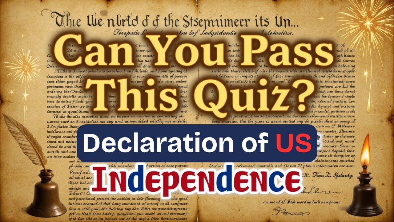 20 General Knowledge Quiz | Declaration of US Independence | Can You ...