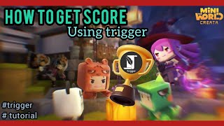 Miniworld: How to add team score using trigger