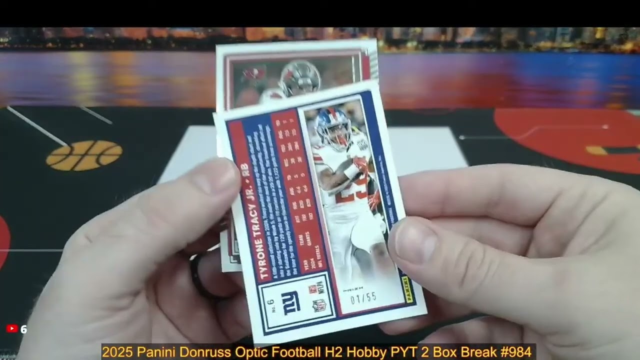 4-7-26 2025 Panini Donruss Optic Football H2 Hobby PYT 2 Box Break #984 - 2 Box Break!