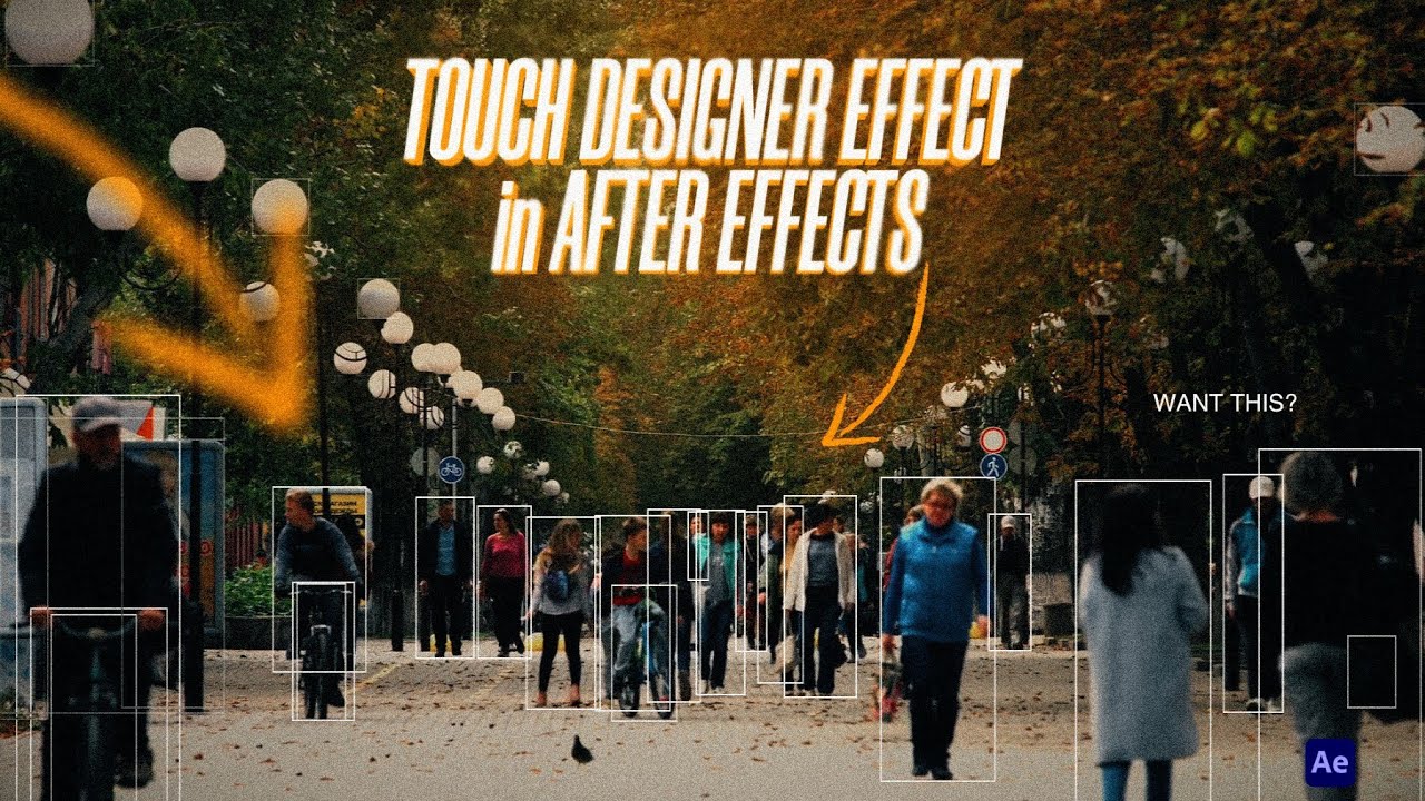 How to make Touch Designer Effect in After Effect [1MINUTE] - YouTube