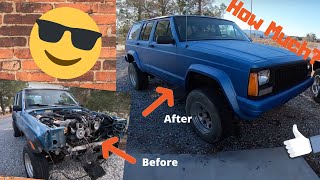 1993 Jeep XJ Rebuild.  How Much do I Have Into This Wreck?